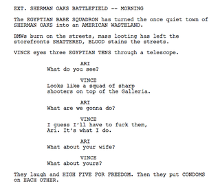 Illustration for article titled ‘Leaked Pages’ on the Entourage Movie Tumblr Is the Best Thing About the Entourage Movie